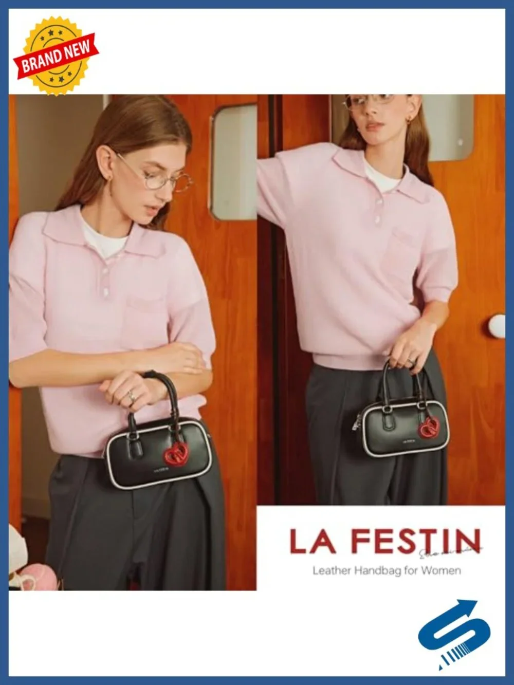 Vintage Leather Top Handle Satchel Bag Adjustable Strap Travel Crossbody Women